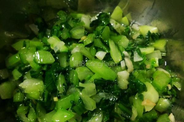 青菜焖饭(宝宝版)的做法图解9
