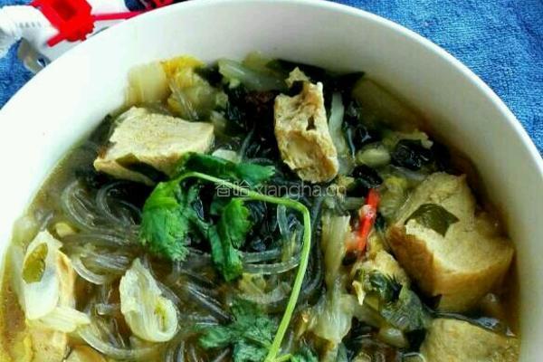 东北白菜冻豆腐炖粉条的做法图解11