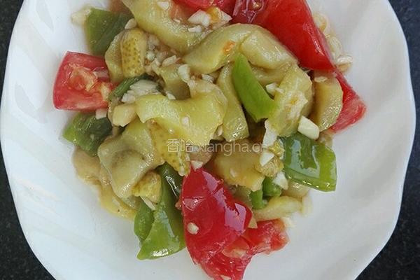 西北风味蒜泥茄子~西北菜的做法图解13