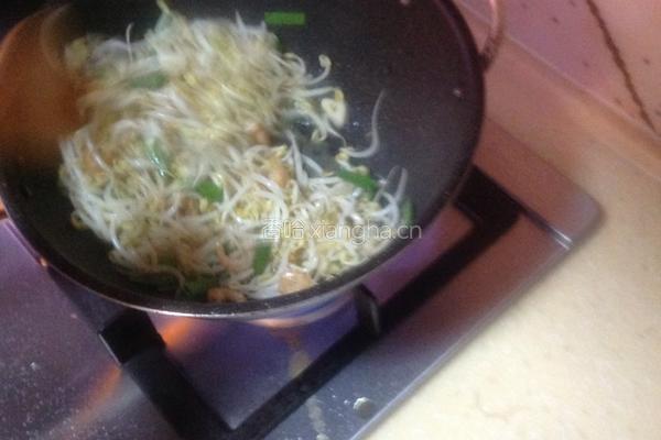 炒豆芽菜的做法图解8