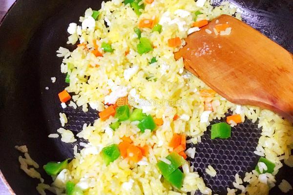 金包银炒饭的做法图解12