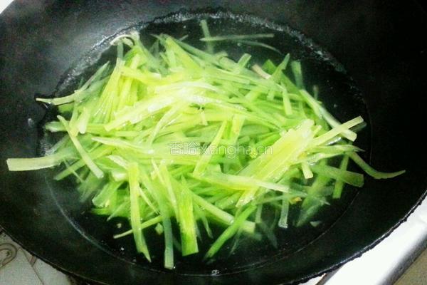 凉拌莴苣百叶丝的做法图解6