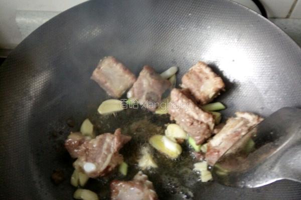 豆角炖排骨的做法图解3