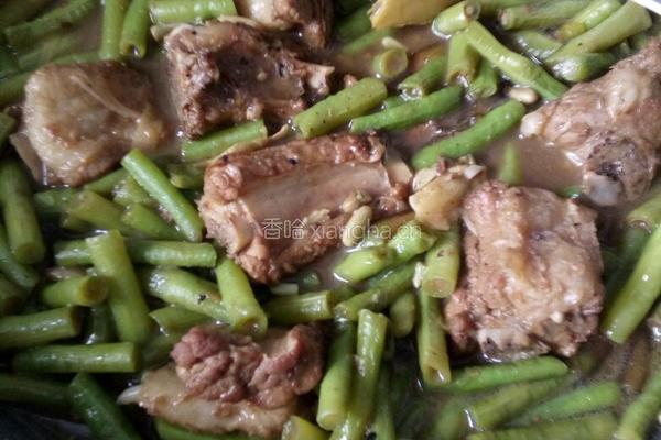 豆角炖排骨的做法图解10