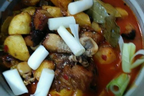 红烧五花肉土豆墨鱼仔的做法图解4