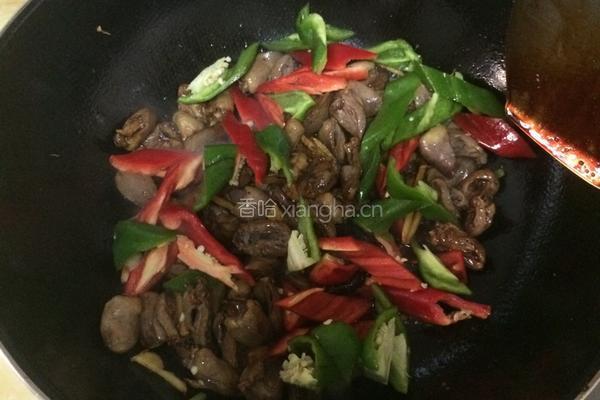 爆炒鸡心的做法图解7
