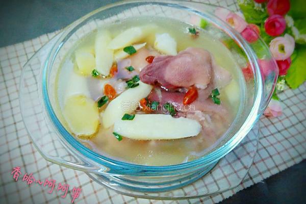 山药炖猪蹄的做法图解14