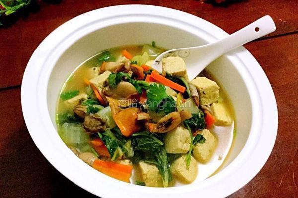白菜炖冻豆腐的做法图解12