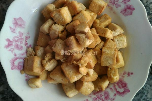 炒豆腐的做法图解5