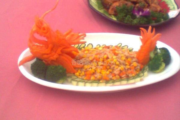 玉米炒肉丁