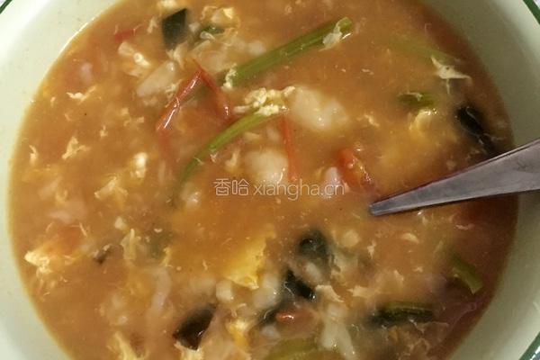 西红柿鸡蛋珍珠汤的做法图解6