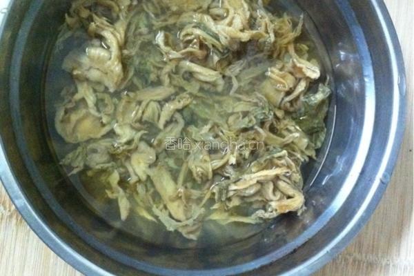 菜干蒸肉末的做法图解2