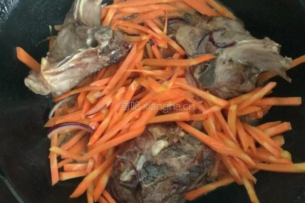羊肉手抓饭的做法图解2