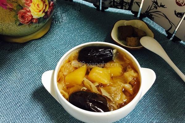 苹果银耳红枣汤的做法图解7