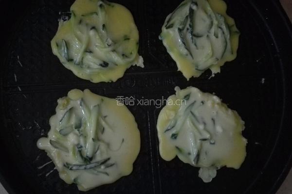 黄瓜鸡蛋饼的做法图解8