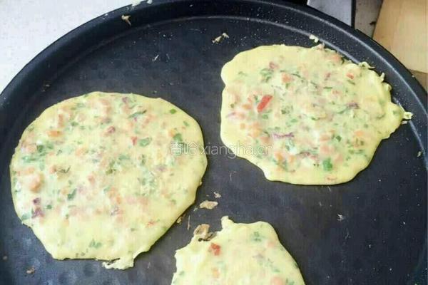 玫瑰鸡蛋煎饼的做法图解3