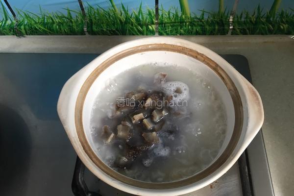 海参粥的做法图解5
