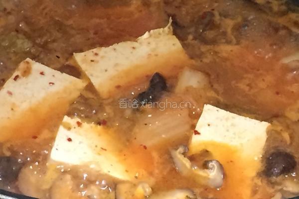韩式泡菜豆腐汤的做法图解2