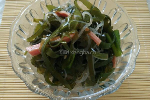 凉拌米粉海带丝的做法图解6