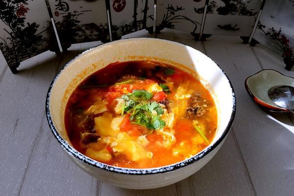 紫菜番茄蛋花汤的做法图解8
