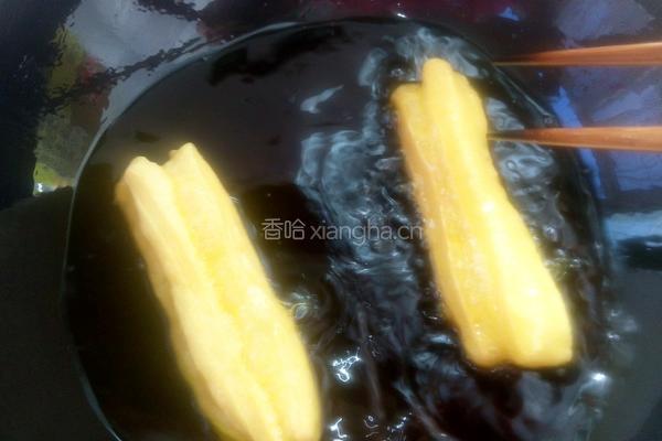 健康油条自己炸的做法图解8