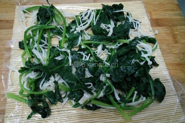 菠菜拌金针菇的做法图解8