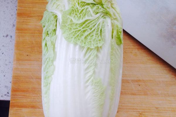 糖醋白菜的做法图解1