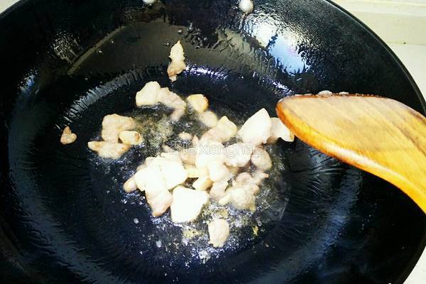 肉炒蒜苔的做法图解4