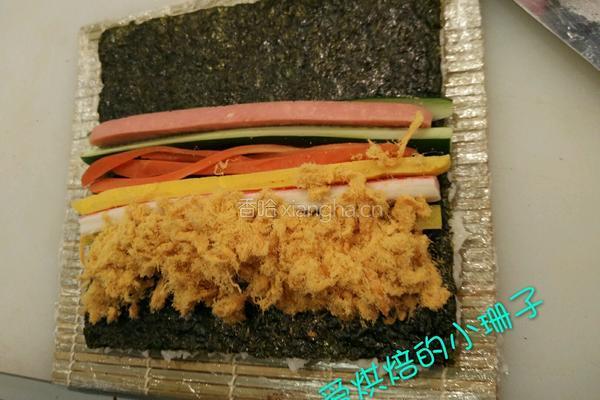 方型花样寿司的做法图解6