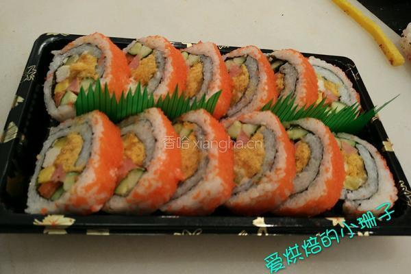 方型花样寿司的做法图解10
