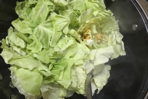 干锅手撕卷心菜的做法图解5