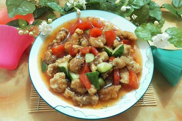 糖醋肉段的做法图解11