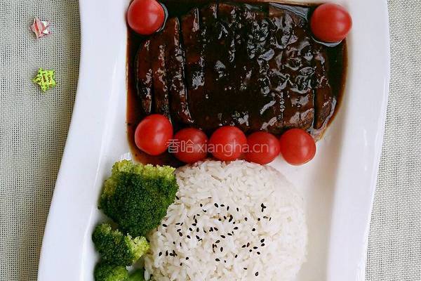 黑胡椒牛排饭的做法图解7