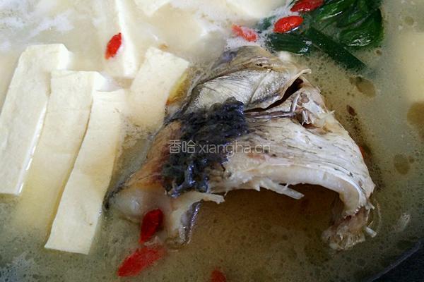 鲫鱼头豆腐汤的做法图解8