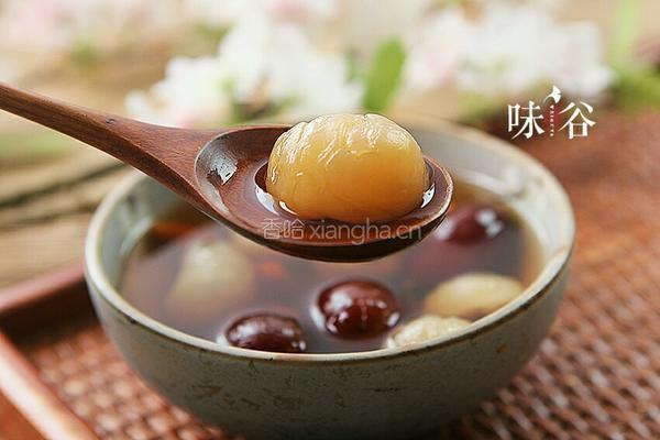 红枣桂圆枸杞红糖水的做法图解6