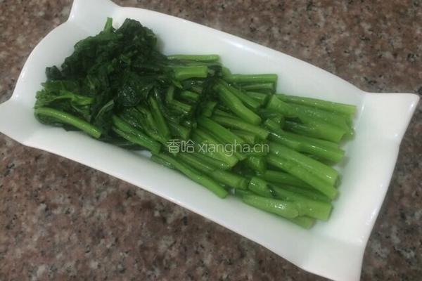 蚝油香菇菜心的做法图解3