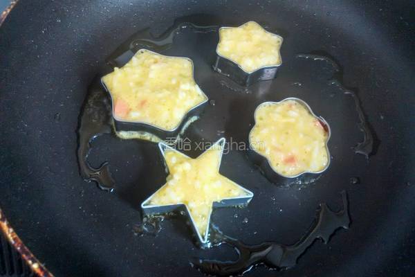 剩米饭鸡蛋饼的做法图解7