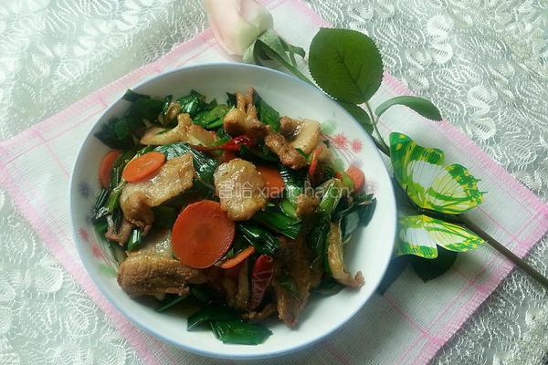 蒜苗回锅肉