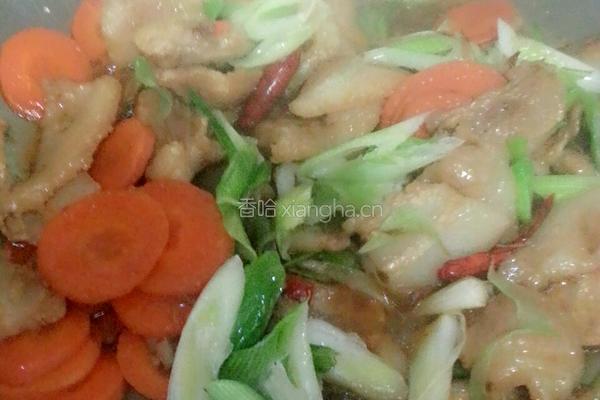 蒜苗回锅肉的做法图解6