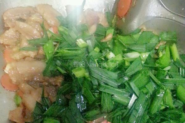蒜苗回锅肉的做法图解7