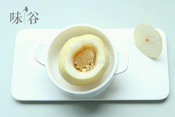 冰糖川贝炖雪梨的做法图解3