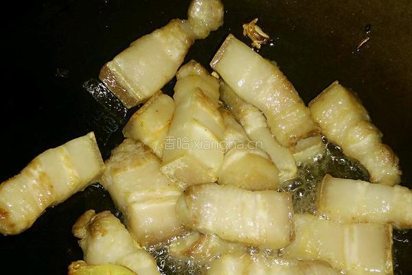 茶树菇烧肉的做法图解3
