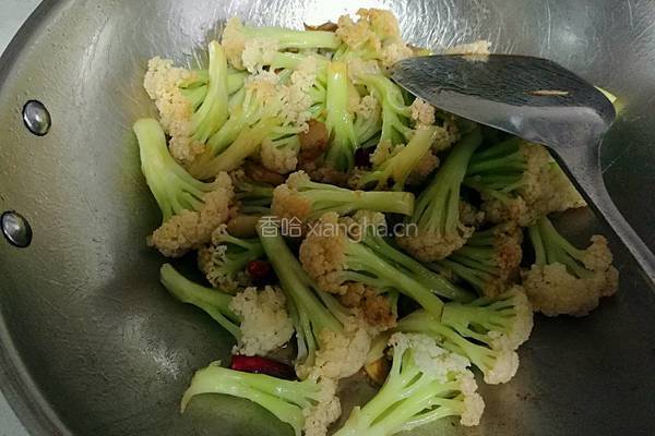 干锅菜花的做法图解14