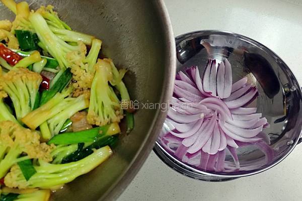 干锅菜花的做法图解19