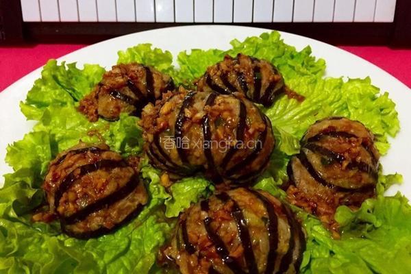 茄子塞肉的做法图解6