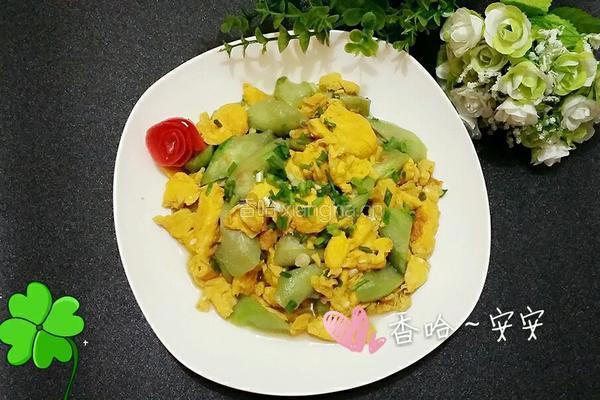 鸡蛋炒丝瓜的做法图解7