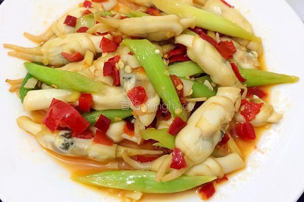 辣椒炒蛏子的做法图解9