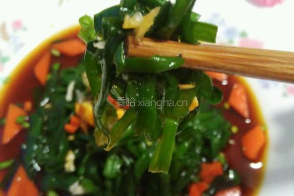 凉拌韭菜的做法图解13