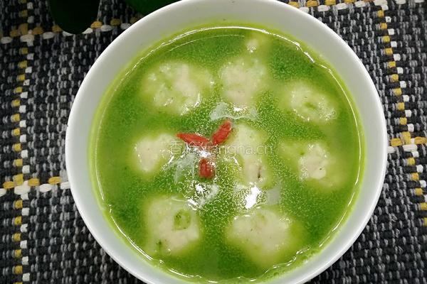 菠菜鱼丸汤的做法图解5
