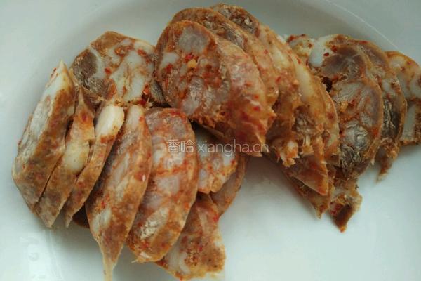 腊肠炒蒜苔的做法图解2